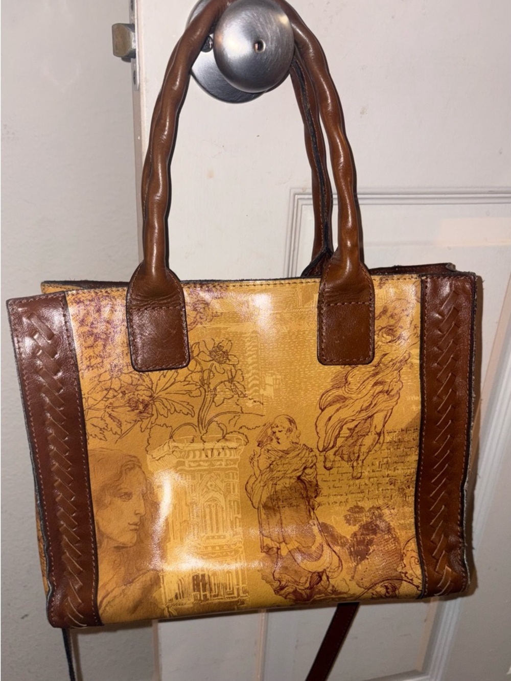 Patricia Nash Curry Italian Sketchbook Tote